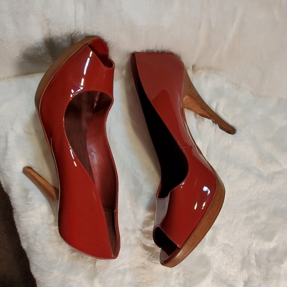 ALDO PEEP TOE HEELS - Picture 2 of 6